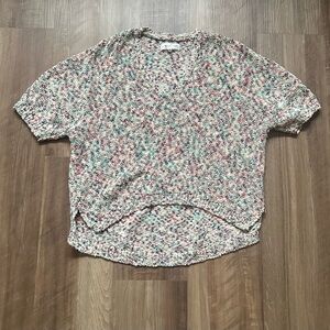 Lou & Grey Multicolor V-Neck Sweater